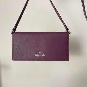 Kate Spade Wallet with Phone Compartment with Crossbody Strap